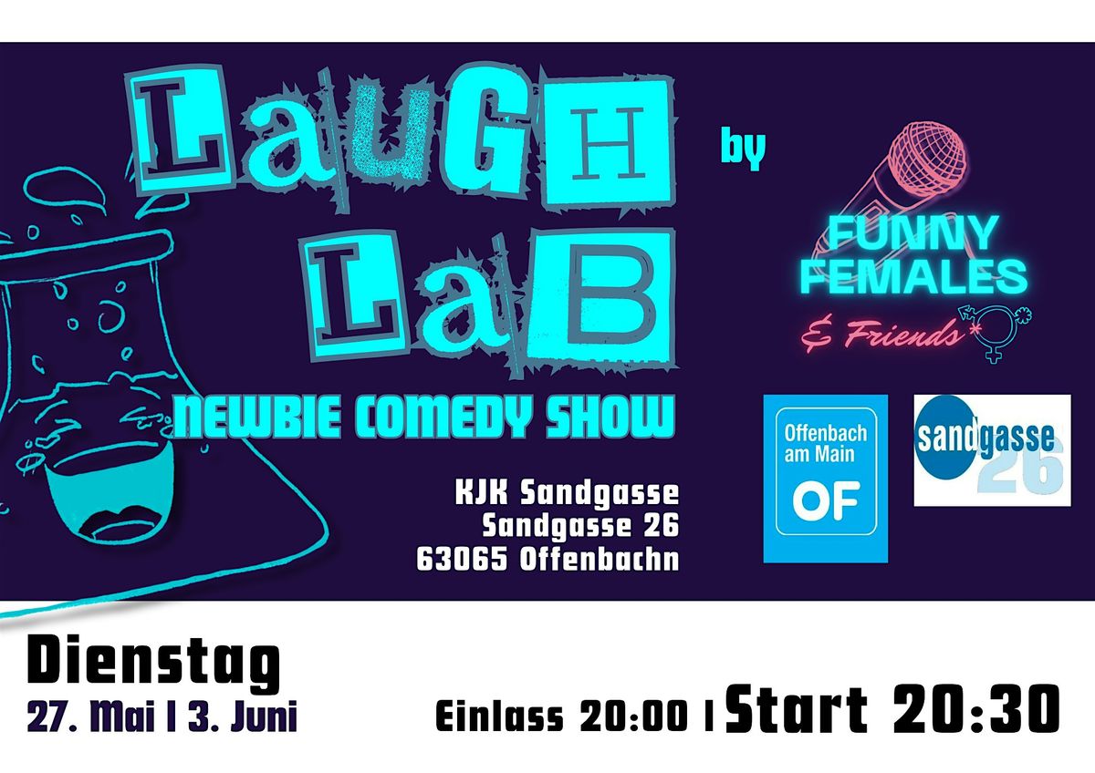 Laugh Lab Newbie Comedy Show (English), 17 June | Event in Offenbach am Main | AllEvents