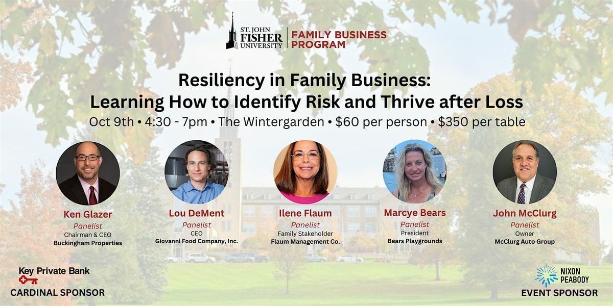 Resiliency in Family Business | Event in Rochester | AllEvents