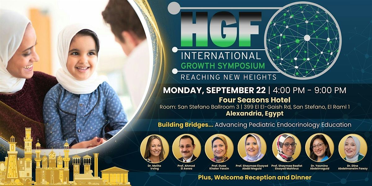 HGF International Growth Symposium - Alexandria, Egypt (AN IN-PERSON EVENT), 22 September | Event in El Raml 1