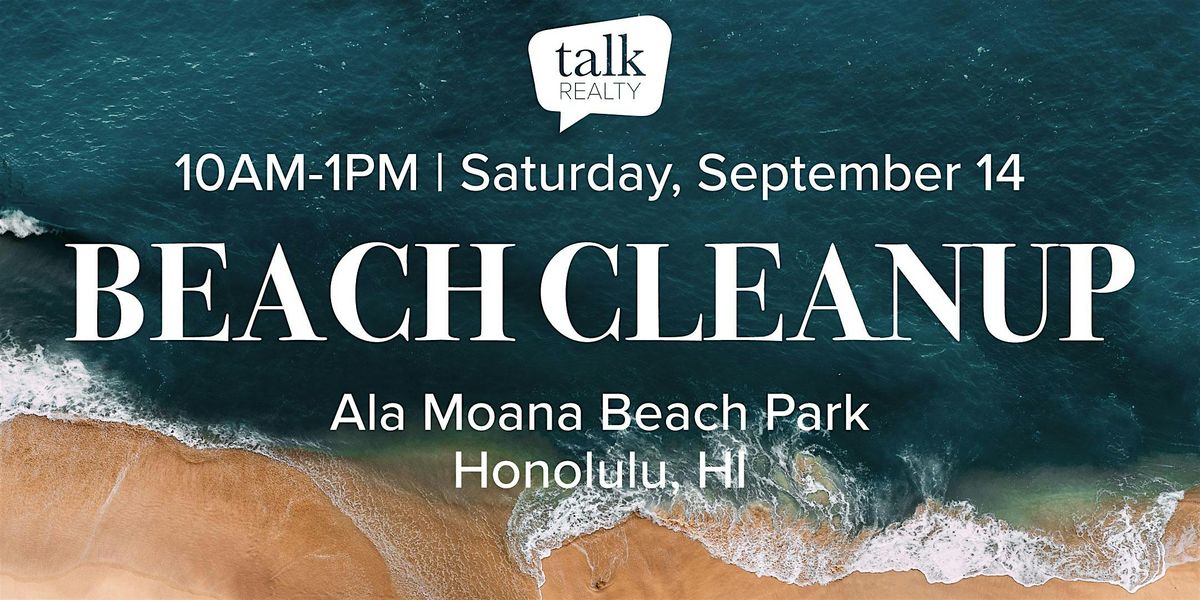 Ala Moana Beach Cleanup, 14 September | Event in Honolulu | AllEvents
