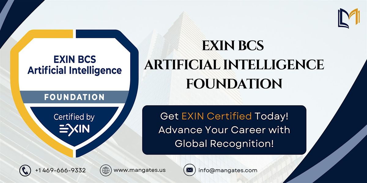 EXIN BCS Artificial Intelligence Foundation  Training in Riverside, CA | Event in Riverside | AllEvents