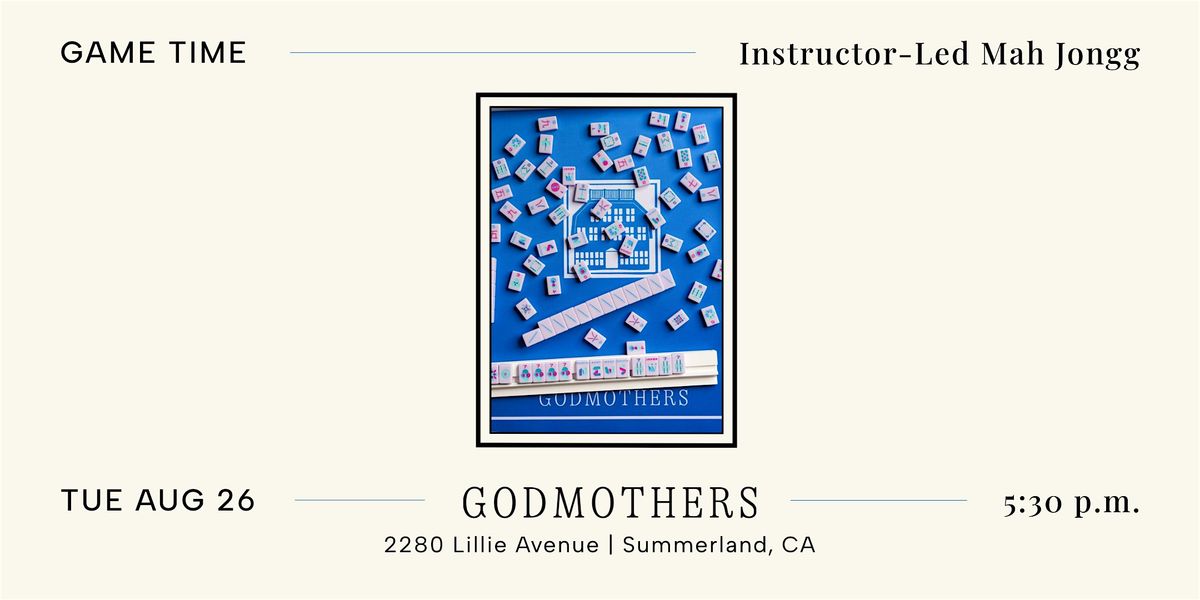 Game Time: Instructor-Led Mah Jongg, 26 August | Event in Summerland | AllEvents