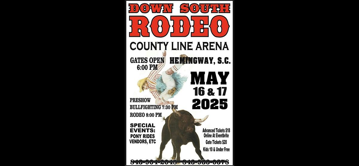 Down South Rodeo, 16 May | Event in Hemingway | AllEvents