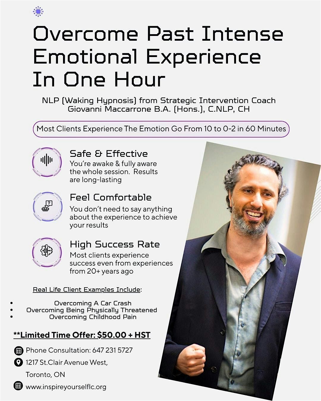 Get Unstuck : Overcome Past Intense Emotional Experience, 2 December | Event in Toronto | AllEvents
