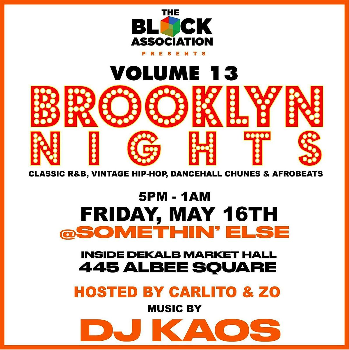 "BROOKLYN NIGHTS"  VOL #13, 16 May | Event in Brooklyn | AllEvents