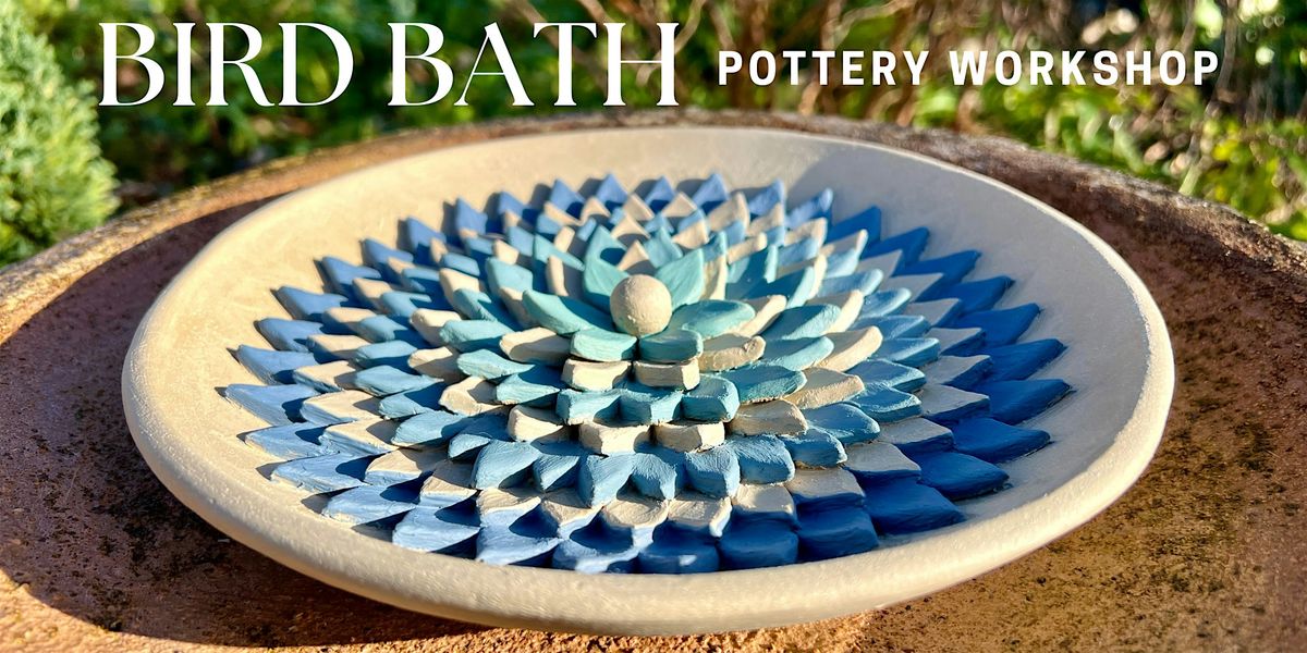 Bird Bath Pottery Workshop, 21 March | Event in Cullompton | AllEvents