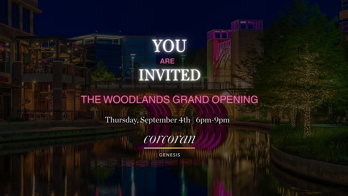 Corcoran Genesis Woodlands Grand Opening, 4 September | Event in The Woodlands | AllEvents