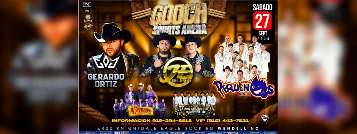 GERARDO ORTIZ, HNOS ESPINOZA & MAS, 27 September | Event in Wendell | AllEvents