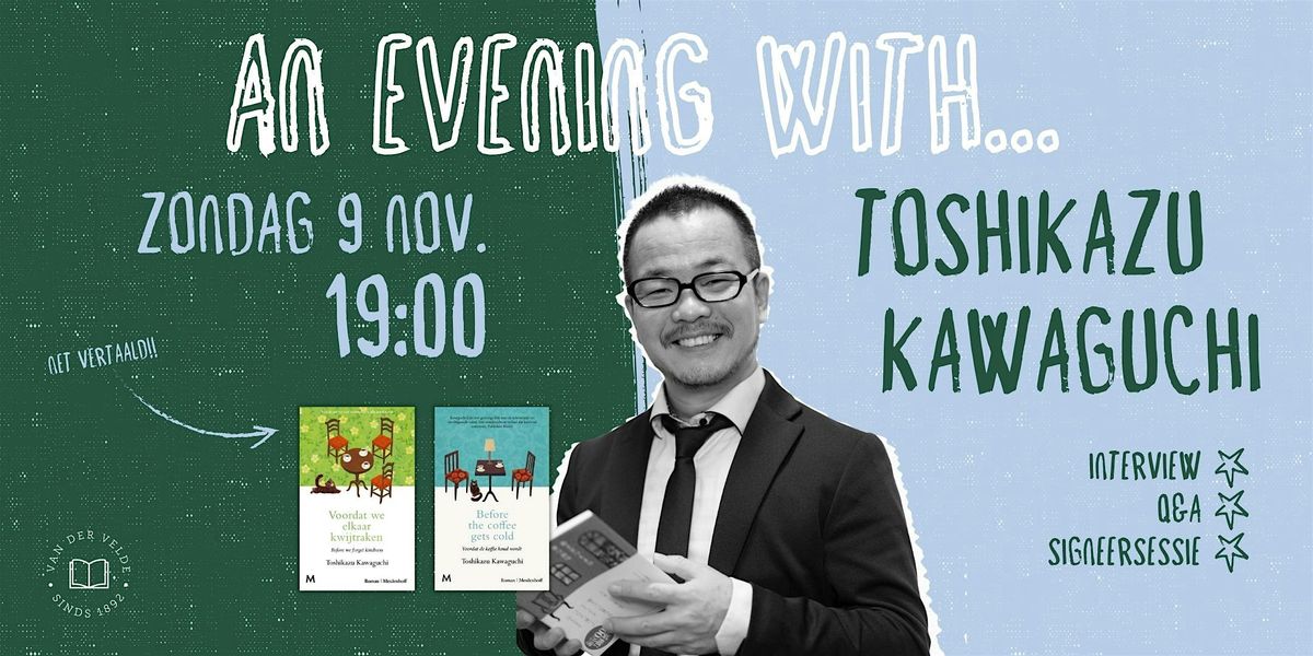 An evening with... Toshikazu Kawaguchi, 9 November | Event in Zwolle | AllEvents