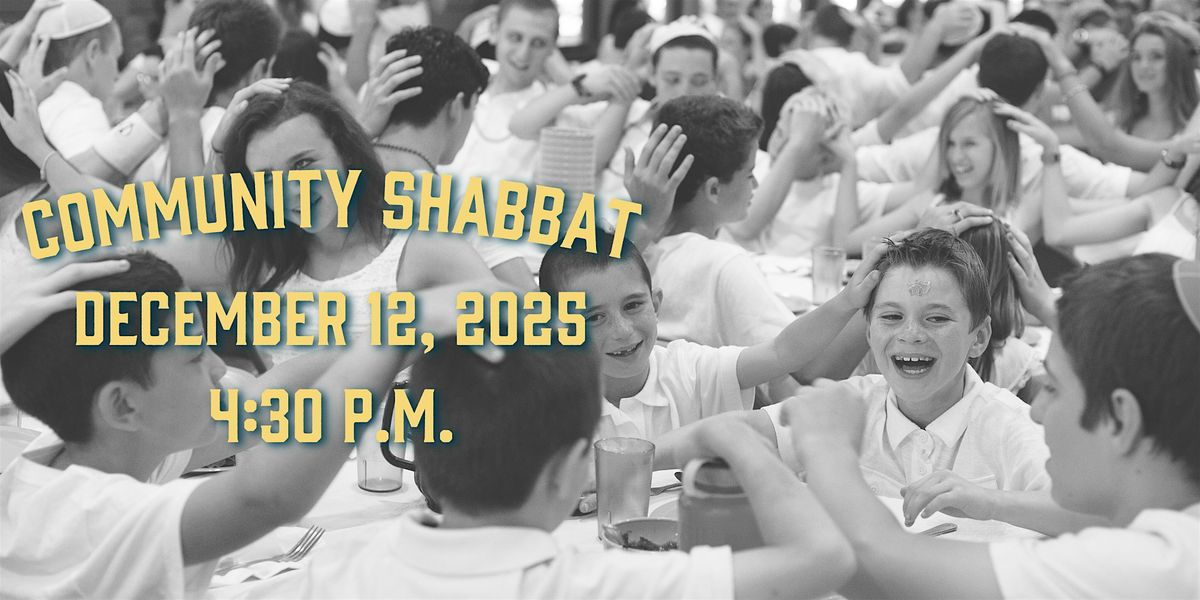 Camp Alonim Community Shabbat, 12 December | Event in Brandeis | AllEvents