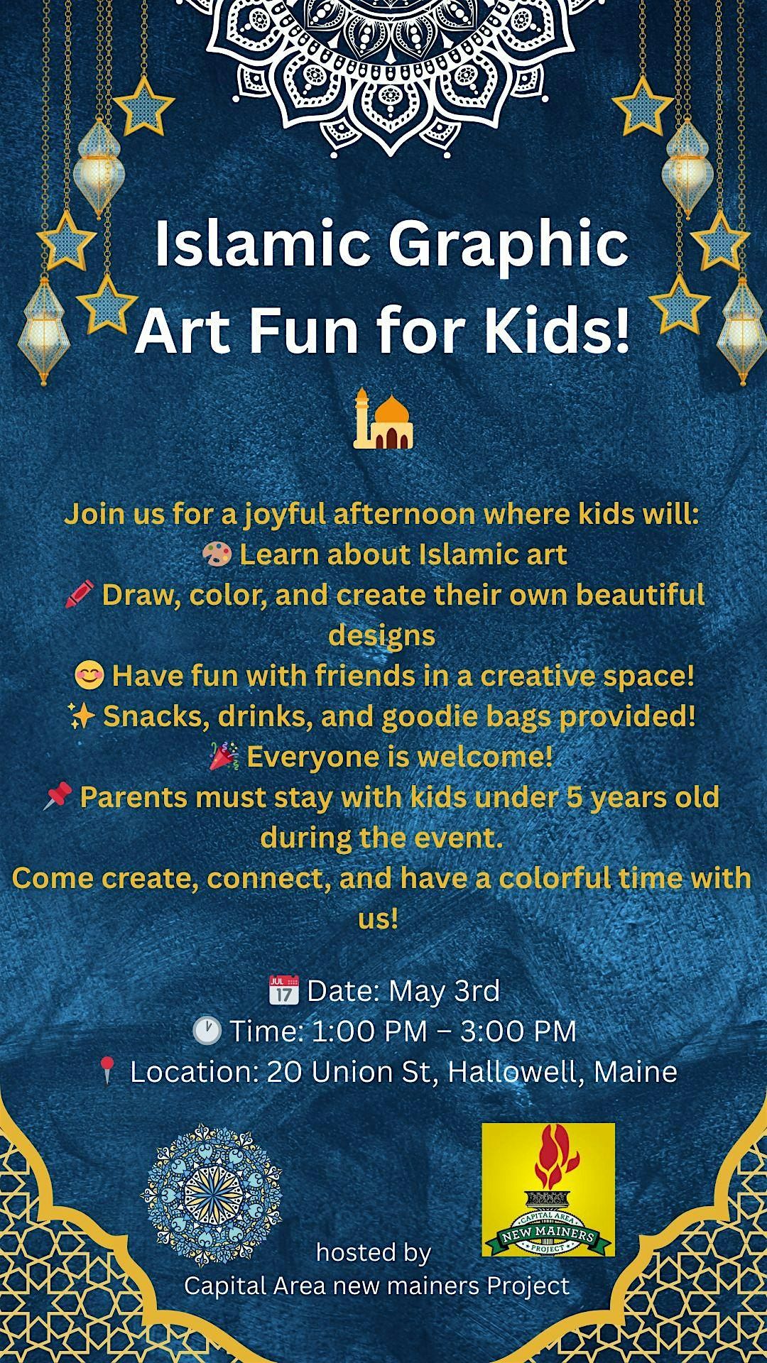 Islamic Graphic Art Fun for Kids | Event in Hallowell | AllEvents