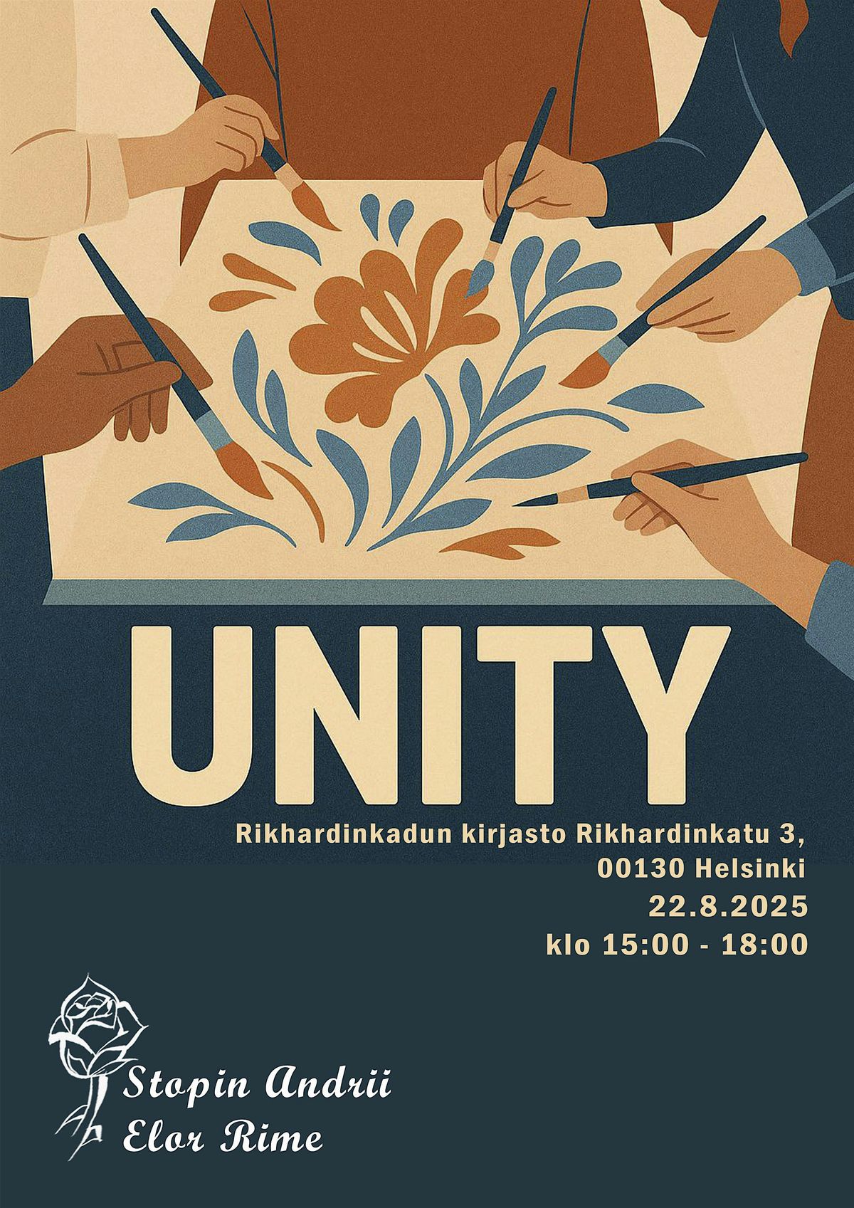 UNITY by artist Andrii Stopin, 22 August | Event in Helsinki | AllEvents