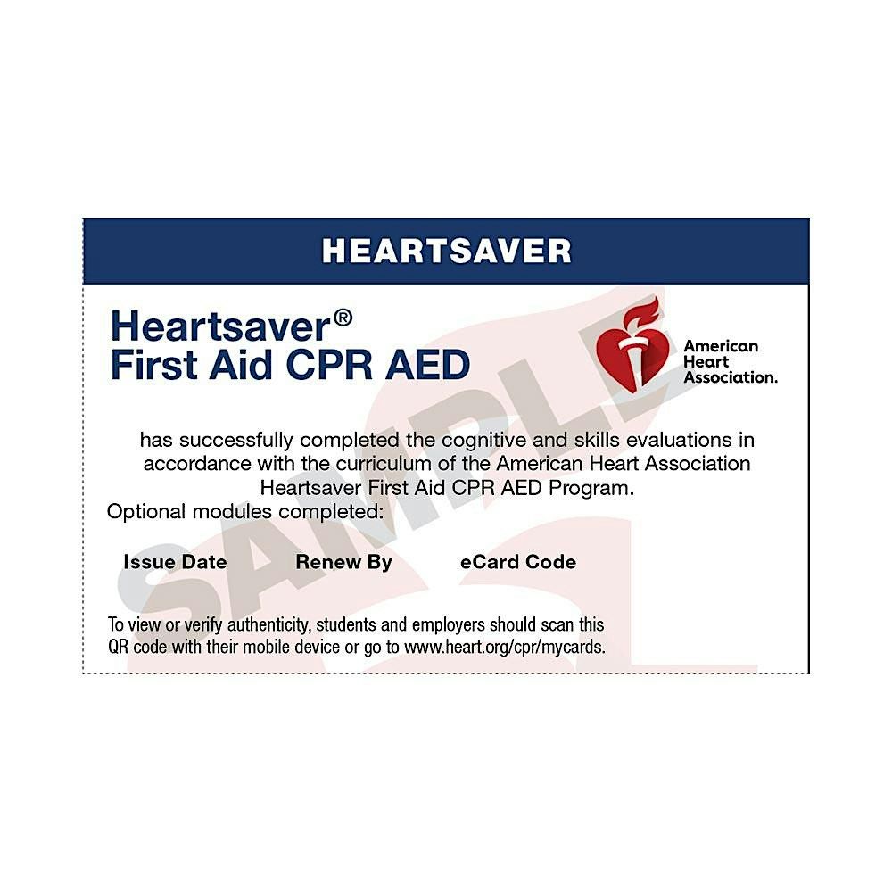 AHA  CPR/First Aid/AED | Event in Montebello | AllEvents
