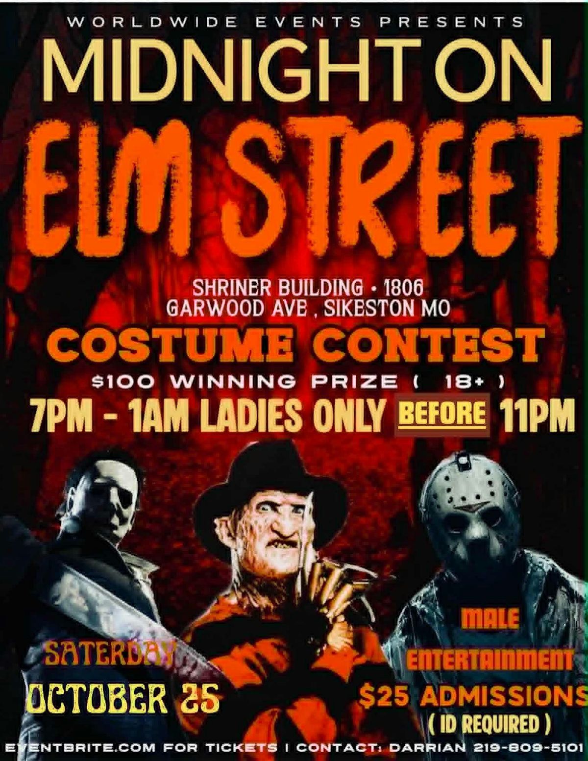 Midnight On Elm Street, 25 October | Event in Sikeston | AllEvents