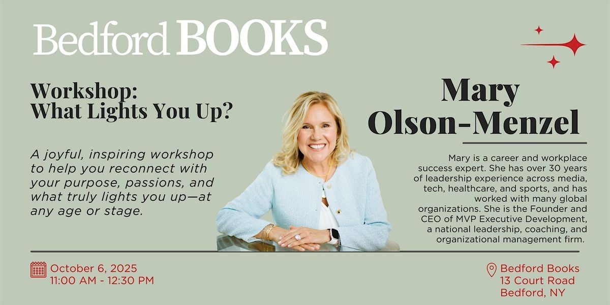 Workshop: What Lights You Up?, 6 October | Event in Bedford | AllEvents