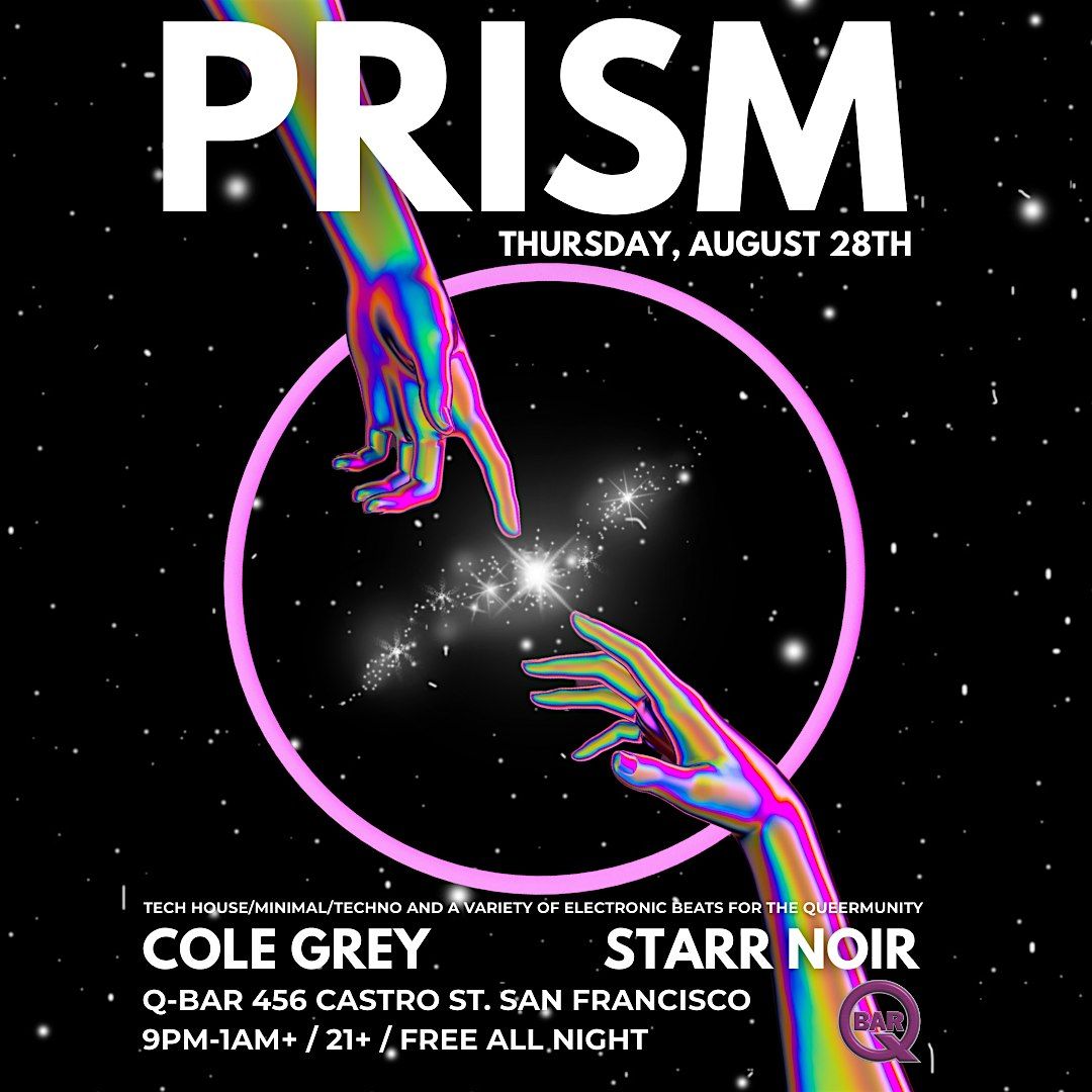 PRISM, 28 August | Event in San Francisco | AllEvents
