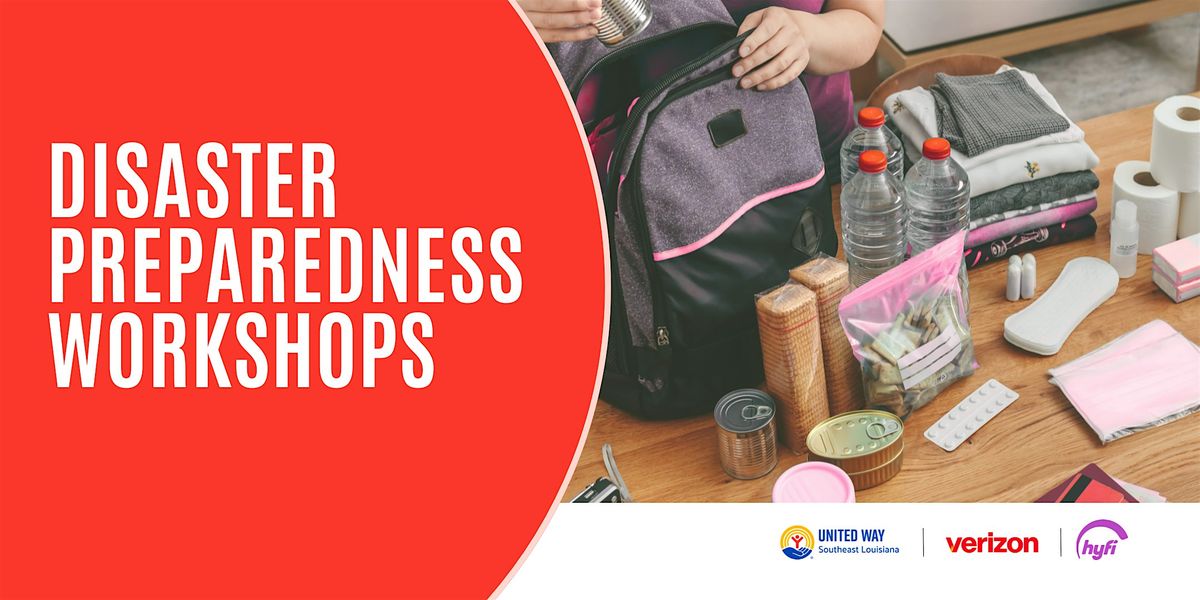 Disaster Preparedness Workshop 3, 12 June | Event in New Orleans | AllEvents