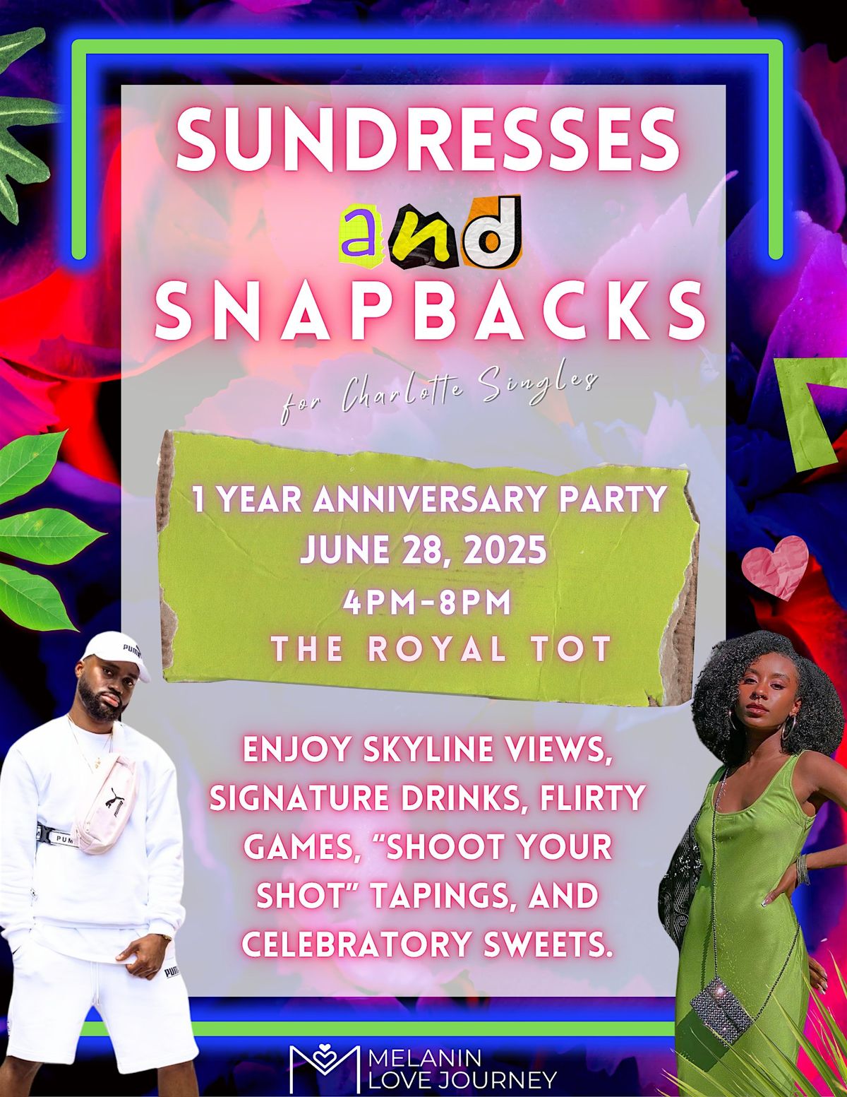 Sundresses & Snapbacks Singles Party, 28 June | Event in Charlotte | AllEvents