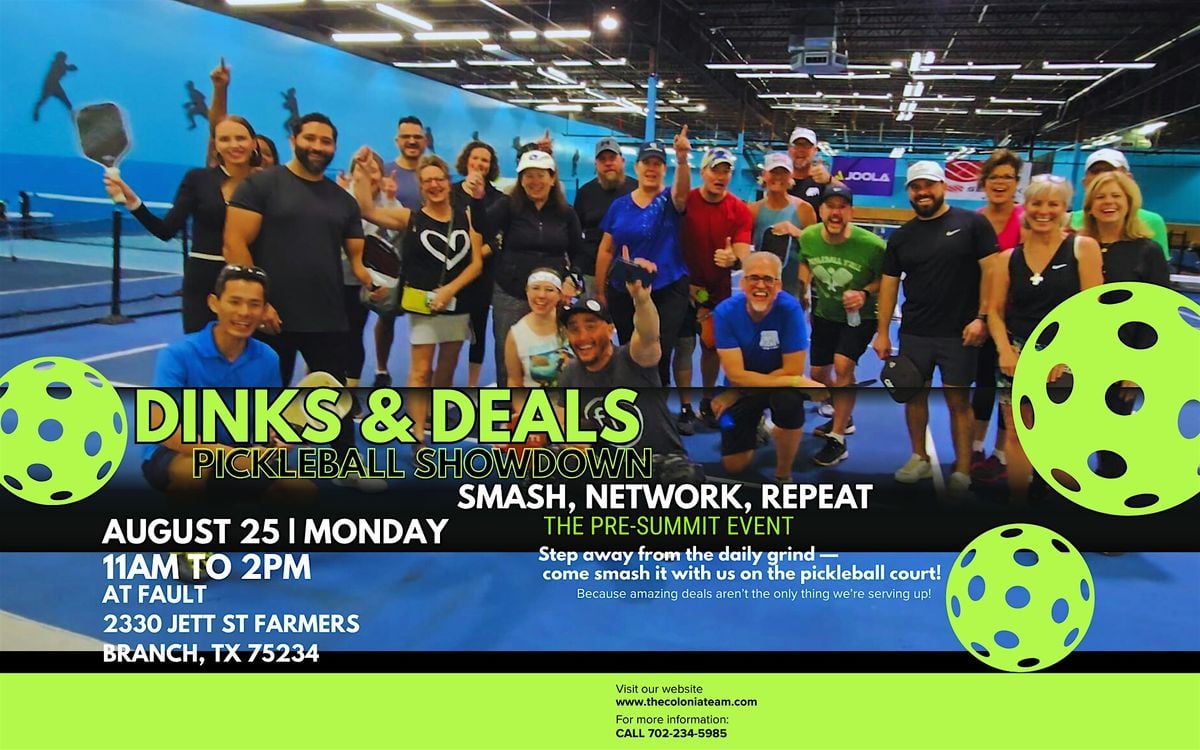 DINKS & DEALS, 25 August | Event in Farmers Branch | AllEvents