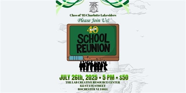 CHS Class of 1985 40th Reunion, 26 July | Event in Rochester | AllEvents