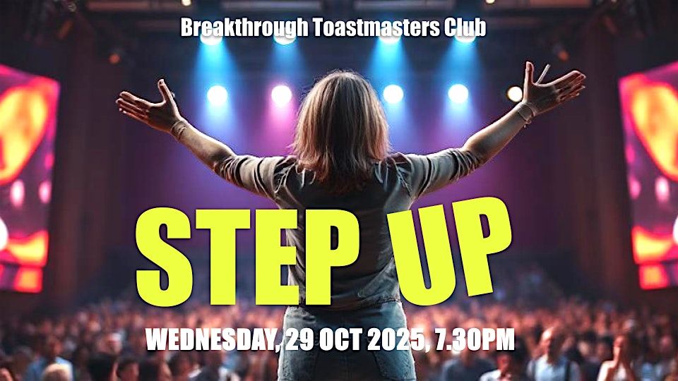 Breakthrough Toastmasters Oct 2025 Chapter Meeting!, 29 October | Event in Singapore | AllEvents