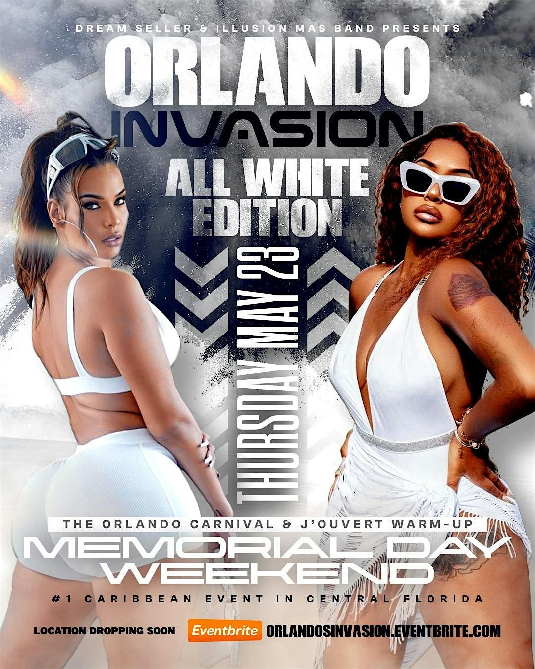 Orlando's Invasion: All White Edition!  Orlando Carnival/J'ouvert Warm-up, 22 May | Event in Orlando | AllEvents