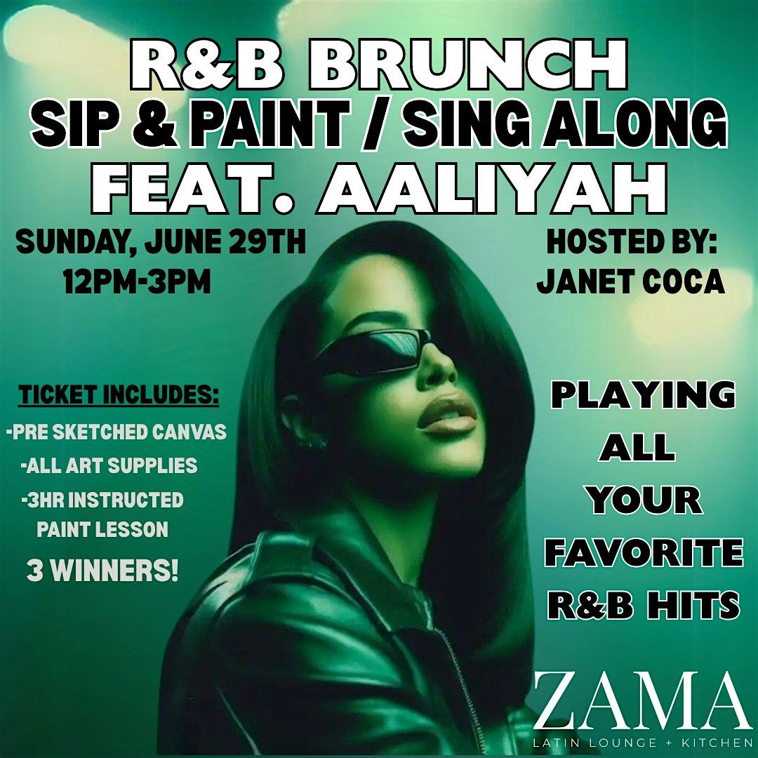 R&B Sing Along/ Sip and Paint / Brunch, 29 June | Event in Fullerton | AllEvents