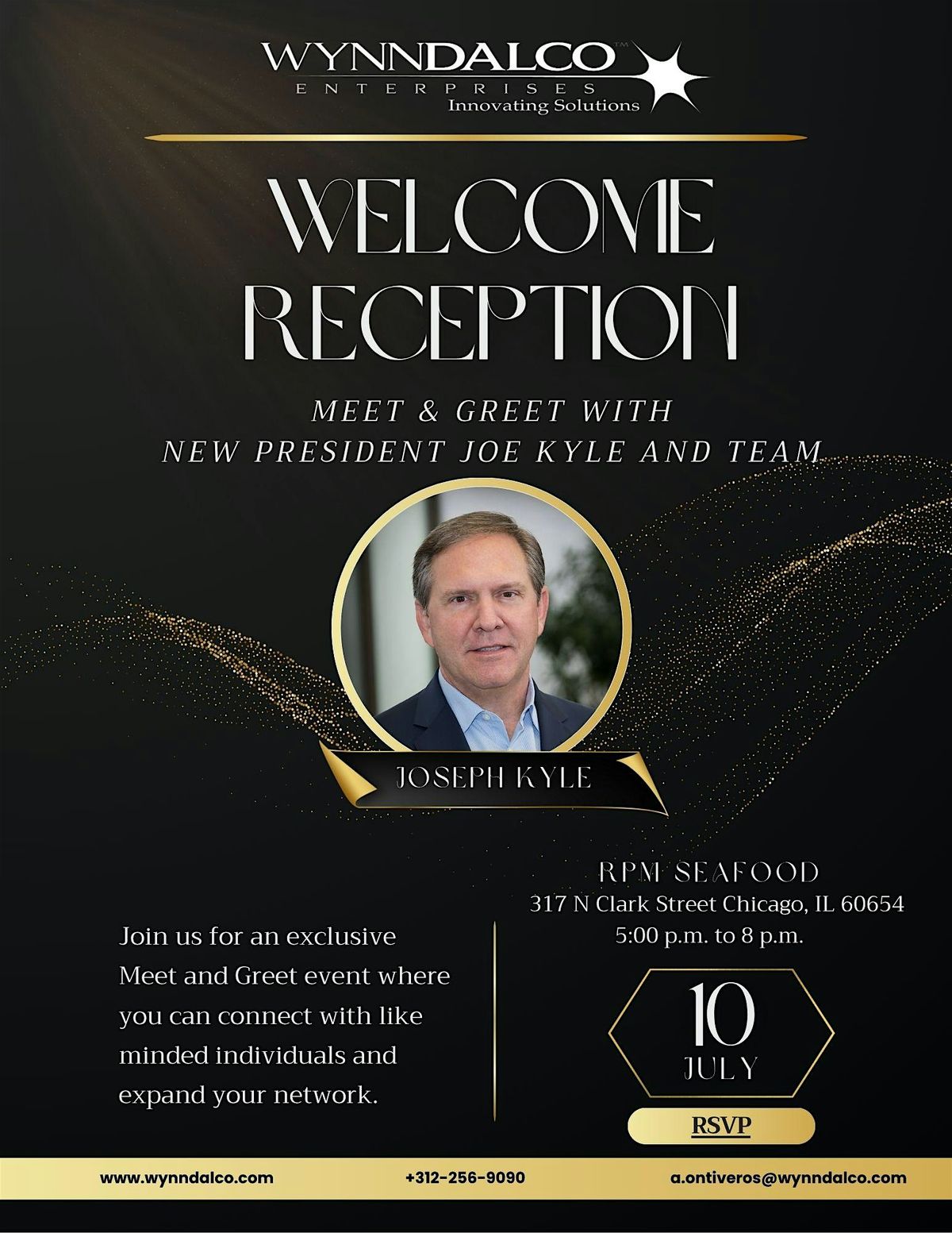 Meet & Greet Honoring Joseph Kyle, 10 July | Event in Chicago | AllEvents