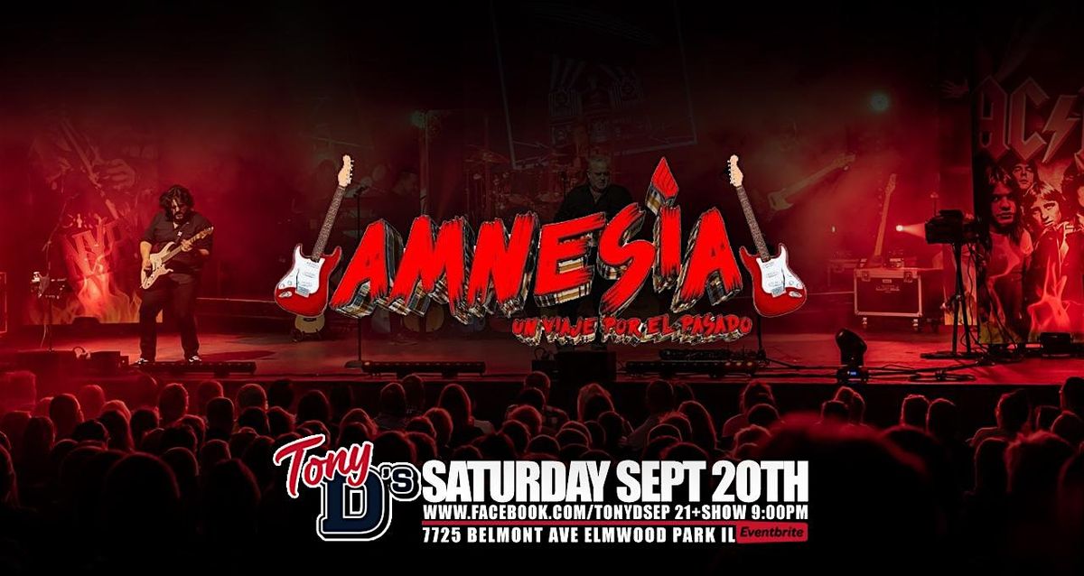 Amensia Spanish Rock at Tony D's, 20 September | Event in Elmwood Park | AllEvents