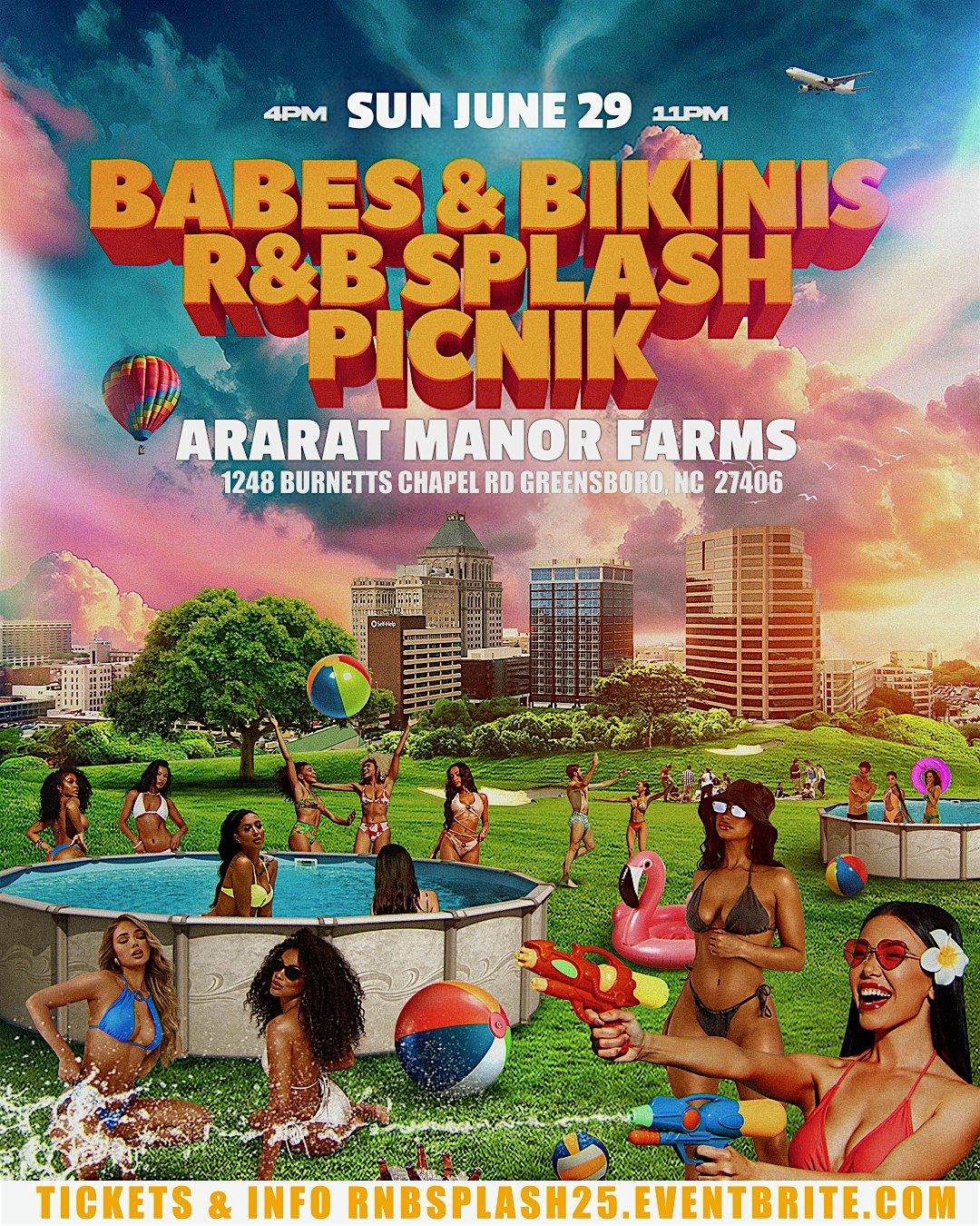Sunday June 29th • Babes & Bikini R&B Splash Picnik, 29 June | Event in Greensboro | AllEvents