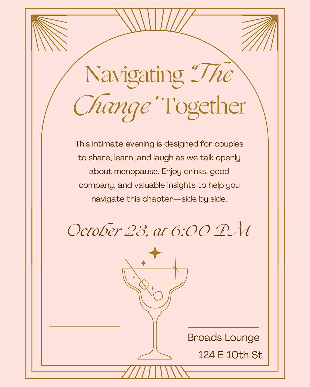 A Night for Two: Navigating The Change Together, 23 October | Event in Chattanooga | AllEvents