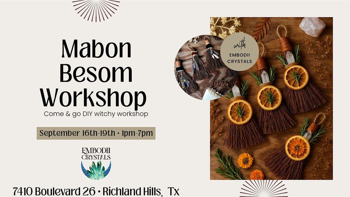 Mabon Besom Making Workshop, 16 September | Event in Richland Hills | AllEvents