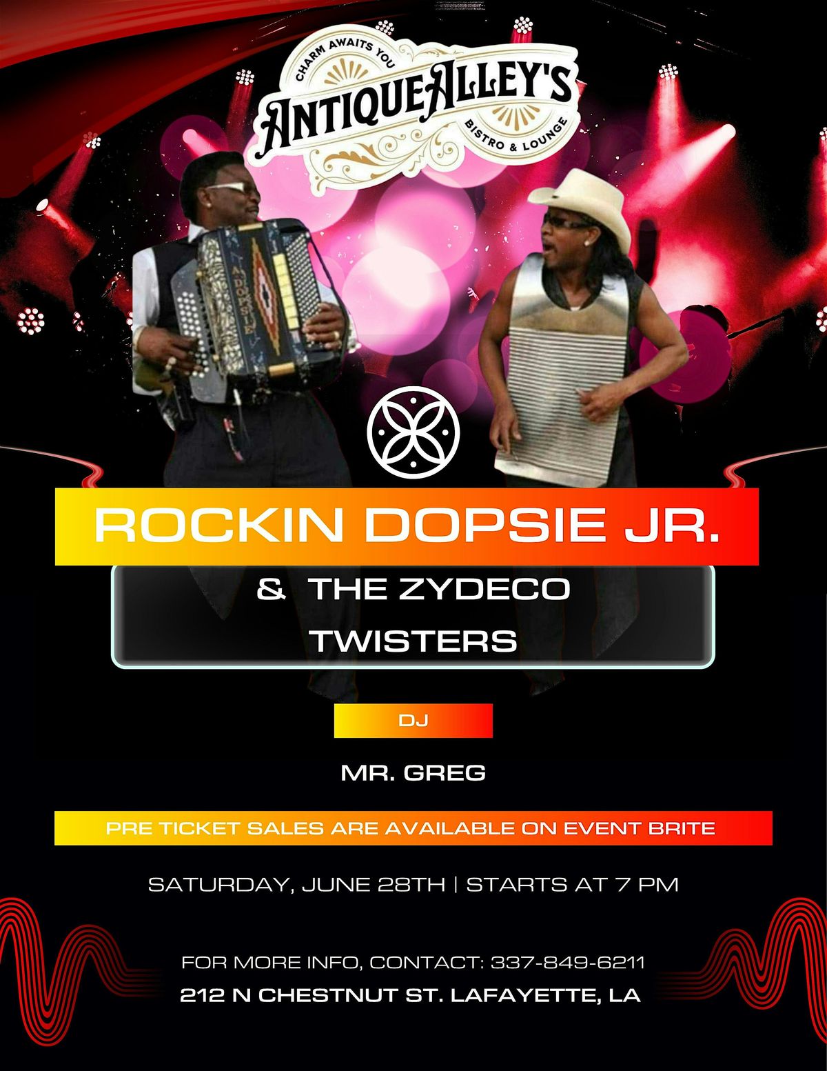 Rockin Dopsie Jr. & The Zydeco Twisters, 28 June | Event in Lafayette | AllEvents
