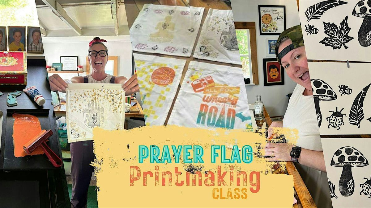 Prayer Flag Printmaking Class, 25 October | Event in Lake Ann | AllEvents
