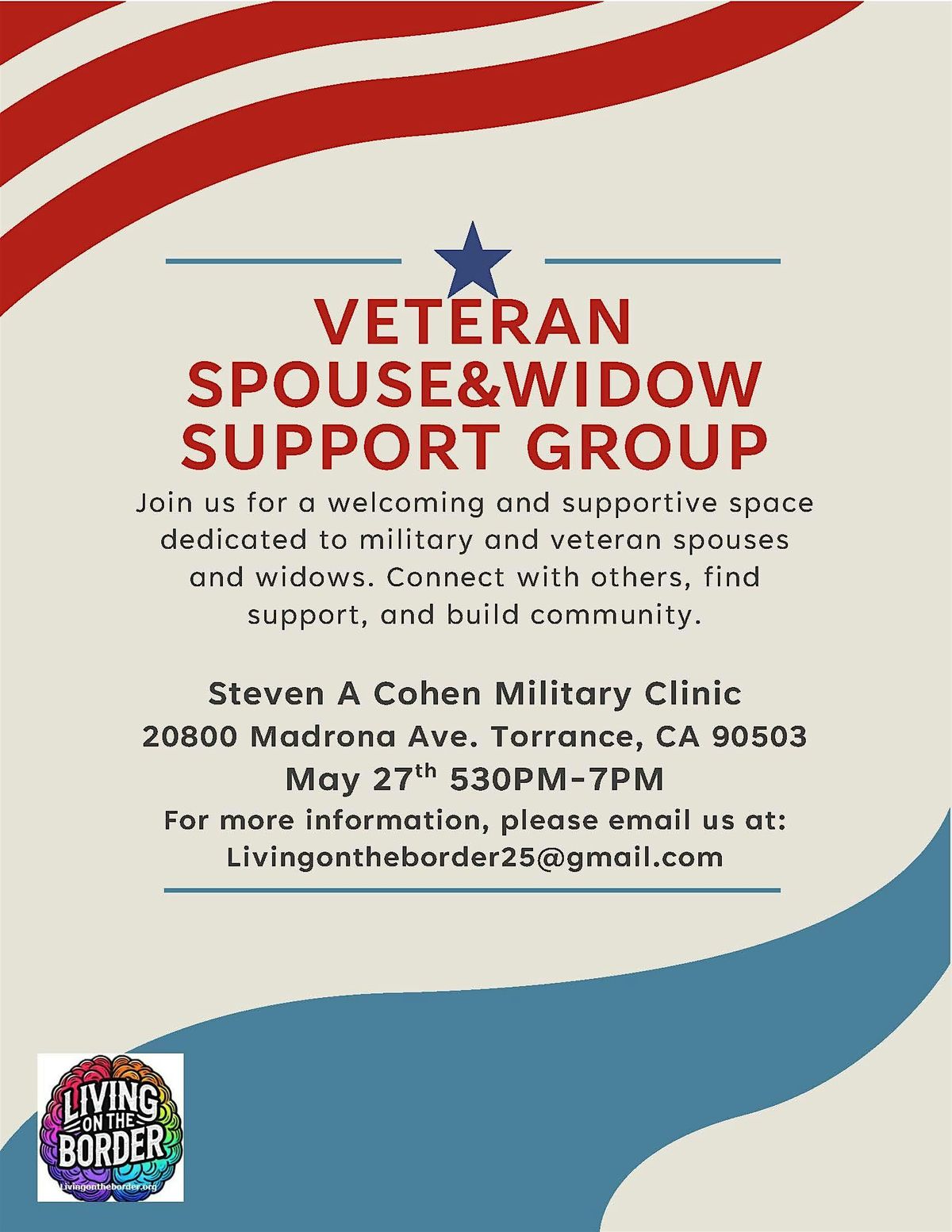 Veteran Spouse and Widow Support Group, 27 May | Event in Torrance | AllEvents