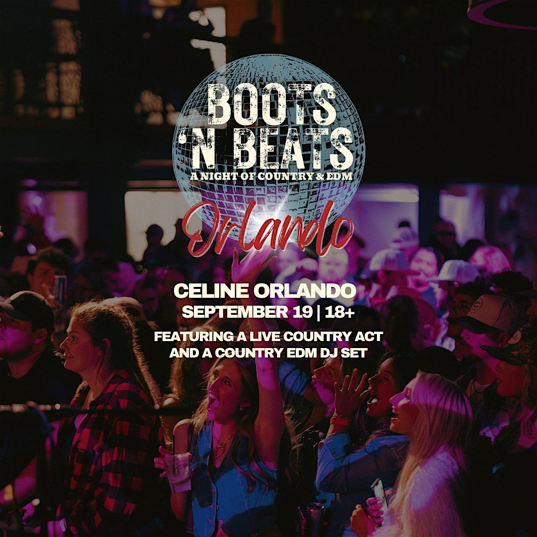 Boots 'N Beats A Country & EDM Concert | Fri 09.19.25, 19 September | Event in Orlando | AllEvents
