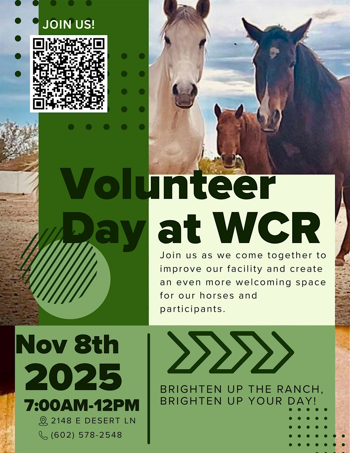 Volunteer Day at the Ranch-November 8, 2025, 8 November | Event in Phoenix | AllEvents