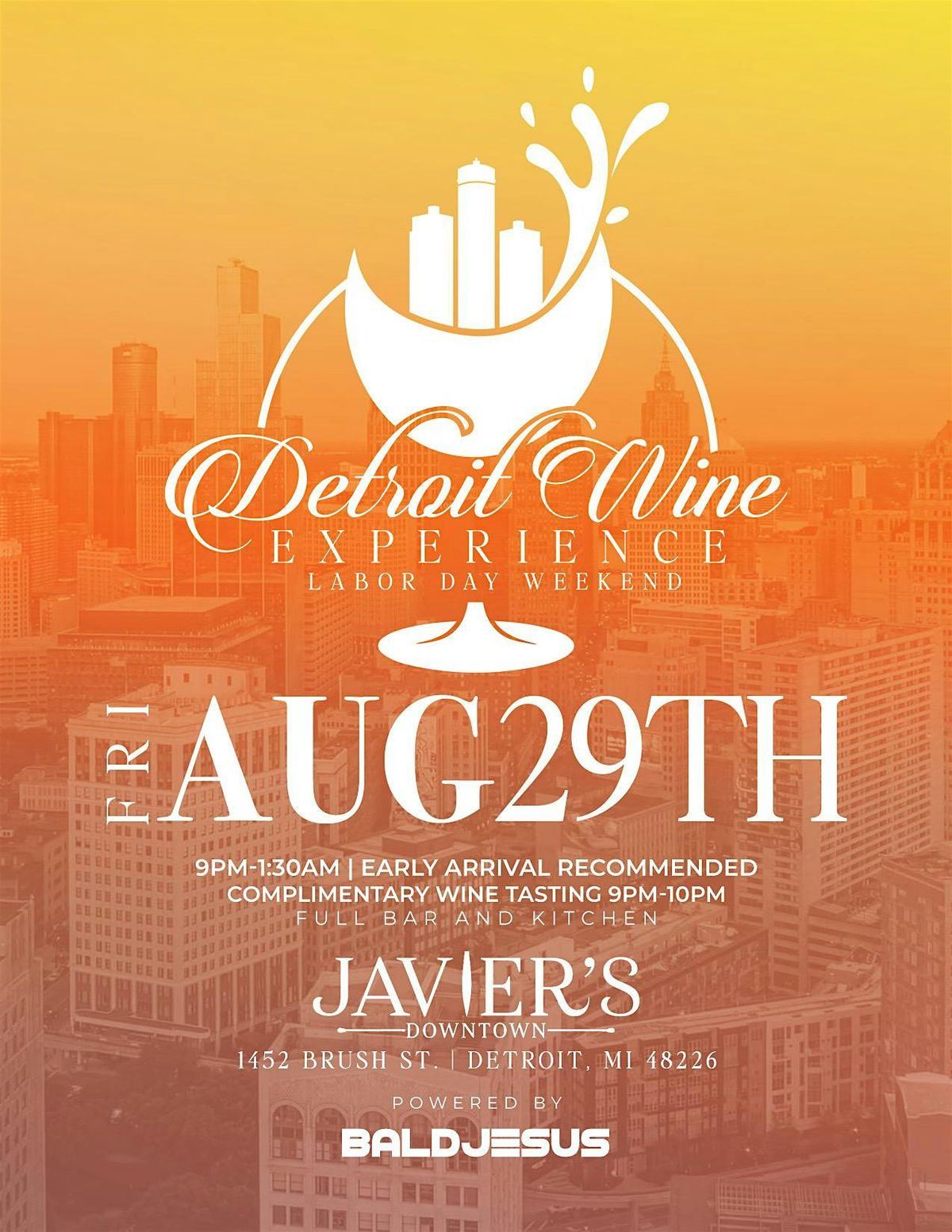 Detroit Wine Experience #8 Labor Day Weekend, 29 August | Event in Detroit | AllEvents