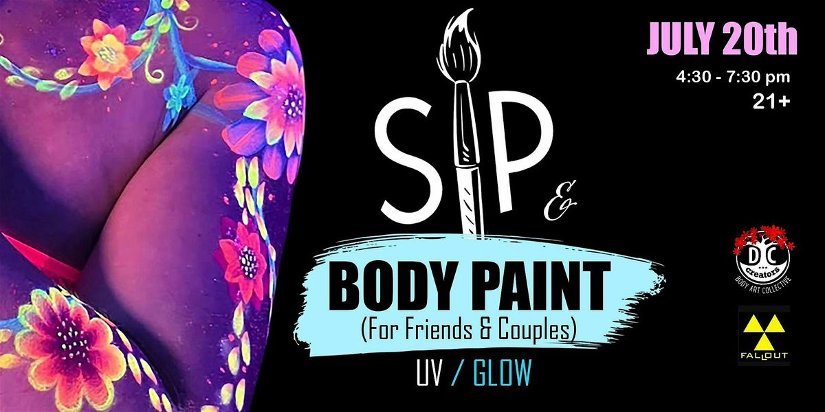 Sip & Body Paint - UV Glow (for Friends & Couples), 20 July | Event in Richmond | AllEvents