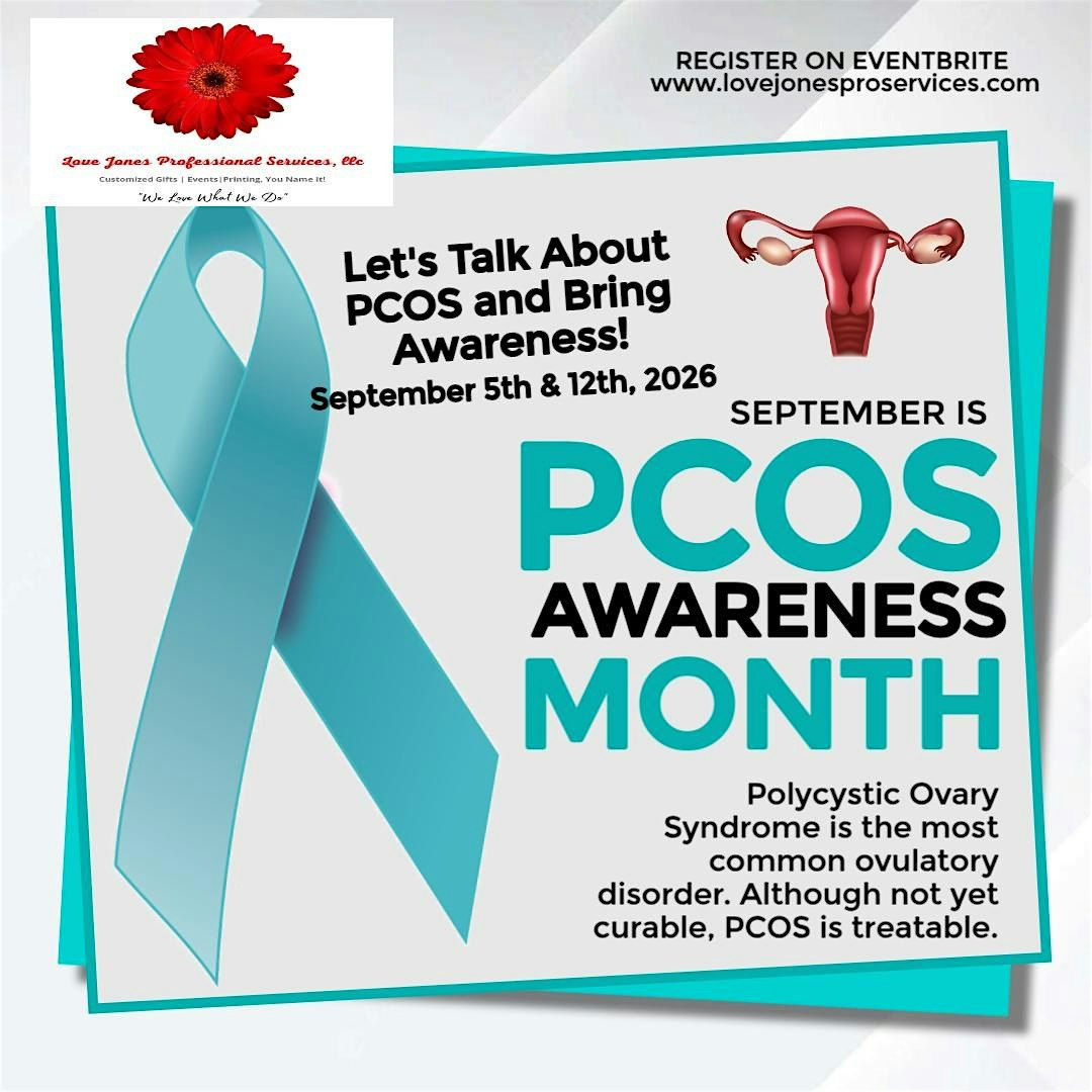 Let's Talk About PCOS and Bring Awareness In-Person Speaker Event, 12 September | Event in Fayetteville | AllEvents