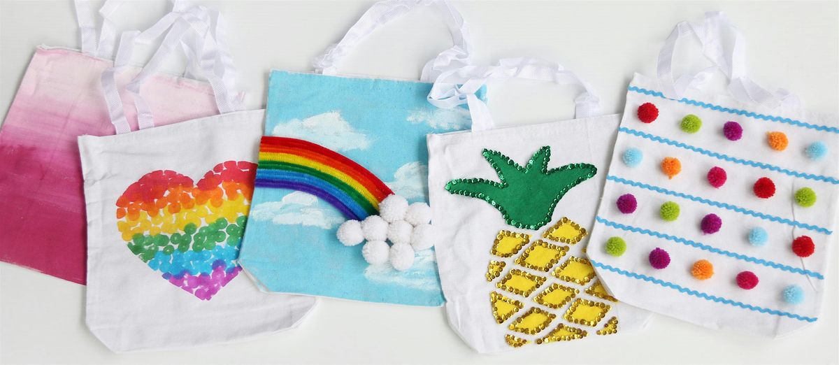 Let's  Get Tote-Ally Creative: DIY Tote Bag Fun!" & Chat, 11 August | Event in Pleasantville | AllEvents