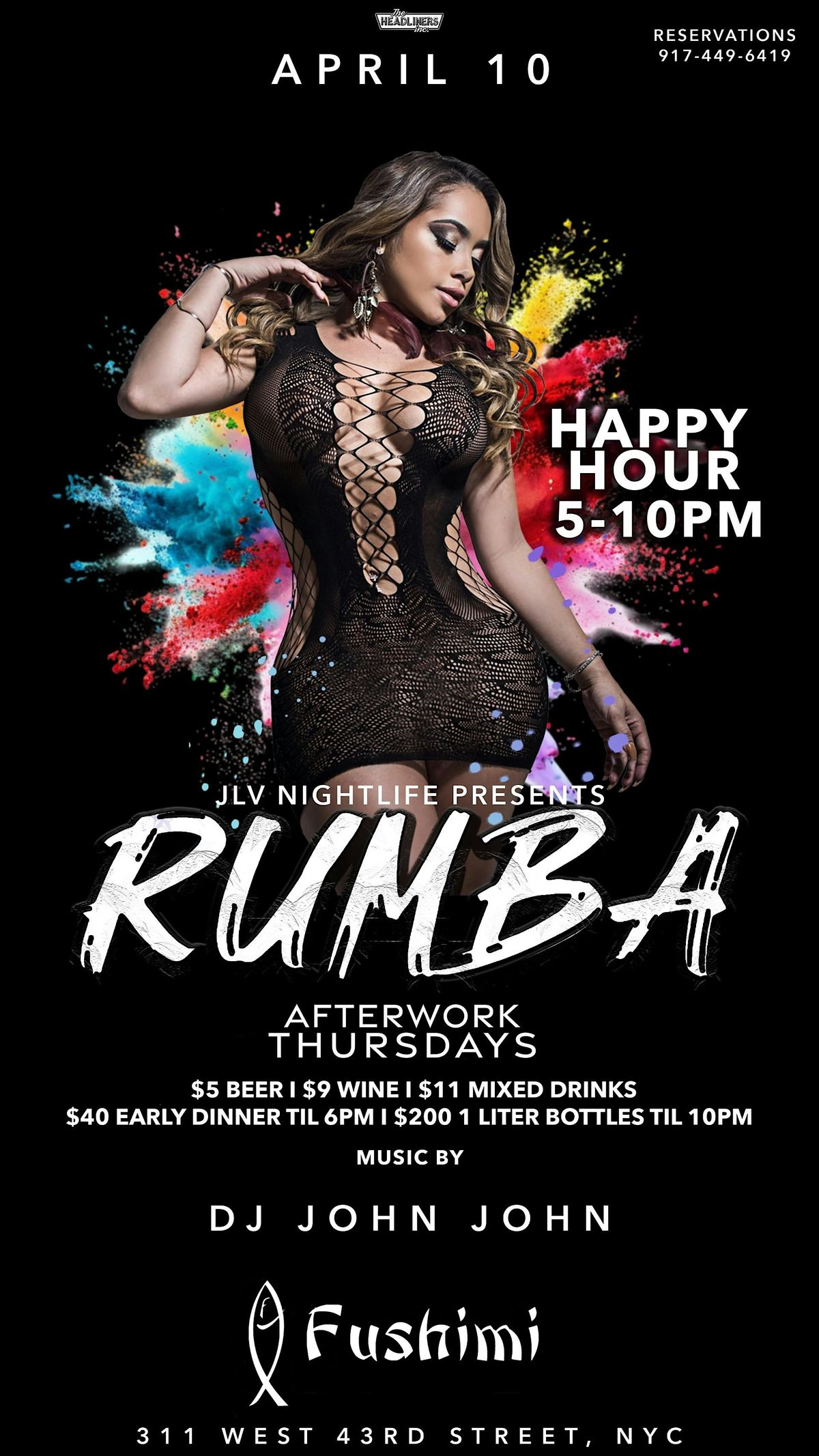 RUMBA Afterwork Thursdays at Fushimi (Times Square) May 22nd | Event in New York | AllEvents