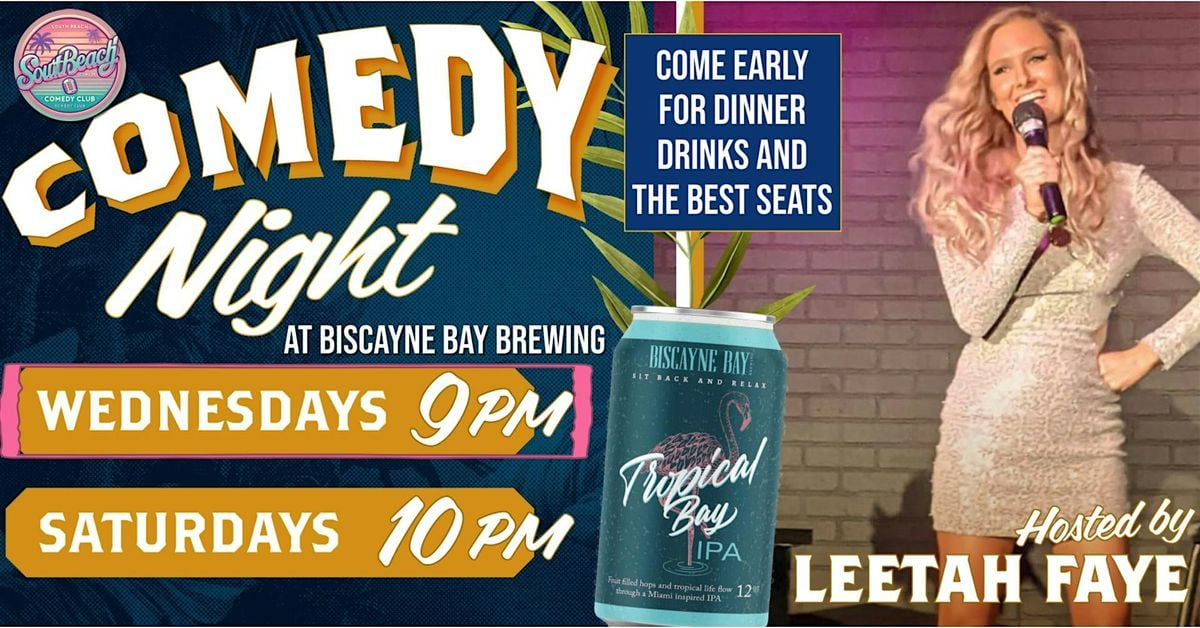 Biscayne Bay Wednesday Comedy Show | Event in Miami | AllEvents