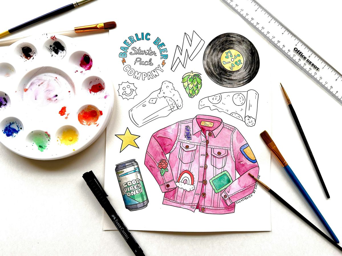 Pints & Palettes: Watercolor Workshop at Baerlic Brewing Alberta, 17 September | Event in Portland | AllEvents