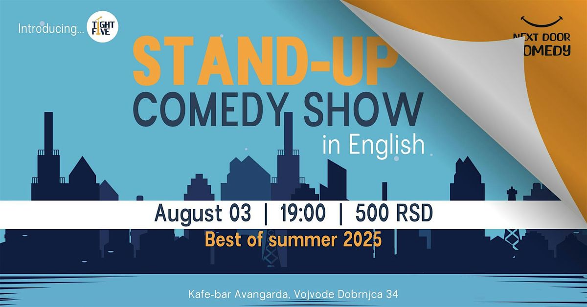 Stand-up comedy showcase: best of summer, 3 August | Event in Beograd | AllEvents