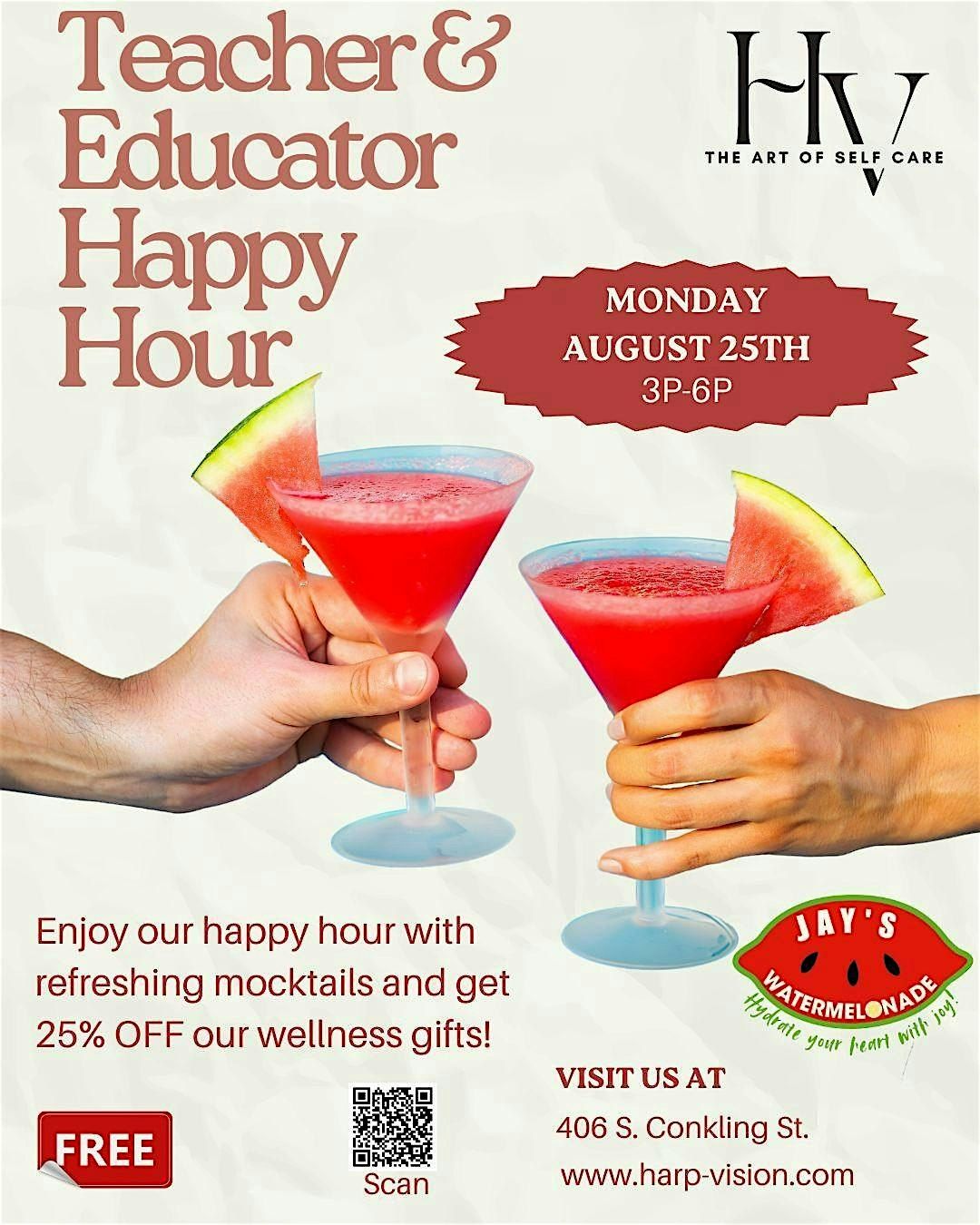 Teacher & Educator Happy Hour, 25 August | Event in Baltimore | AllEvents