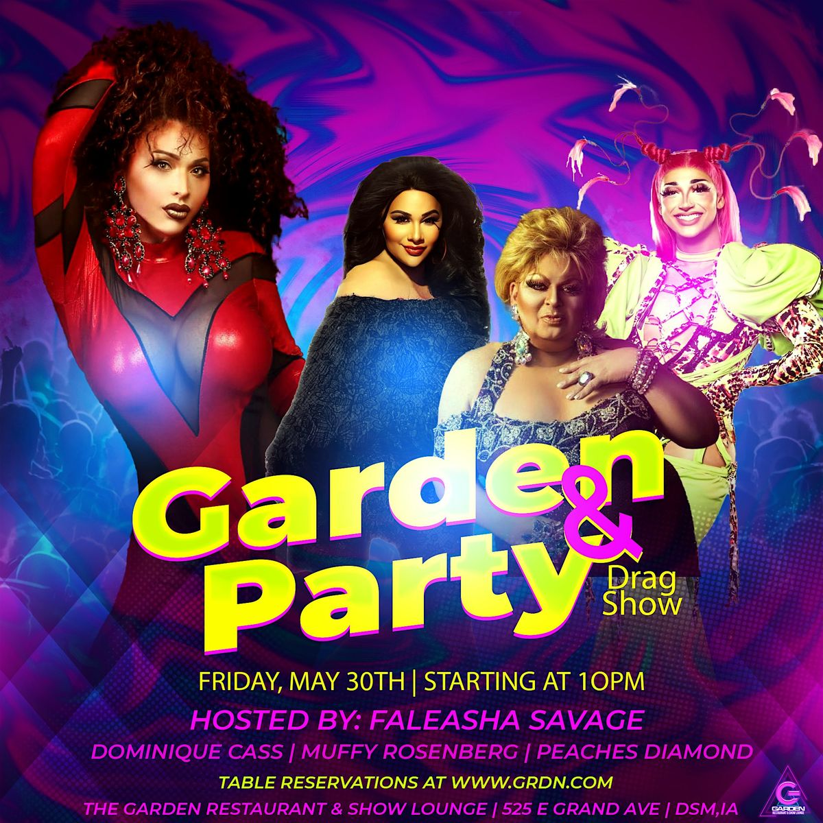 Fri May 30 Drag Show - 10pm Table Reservation, 30 May | Event in Des Moines | AllEvents