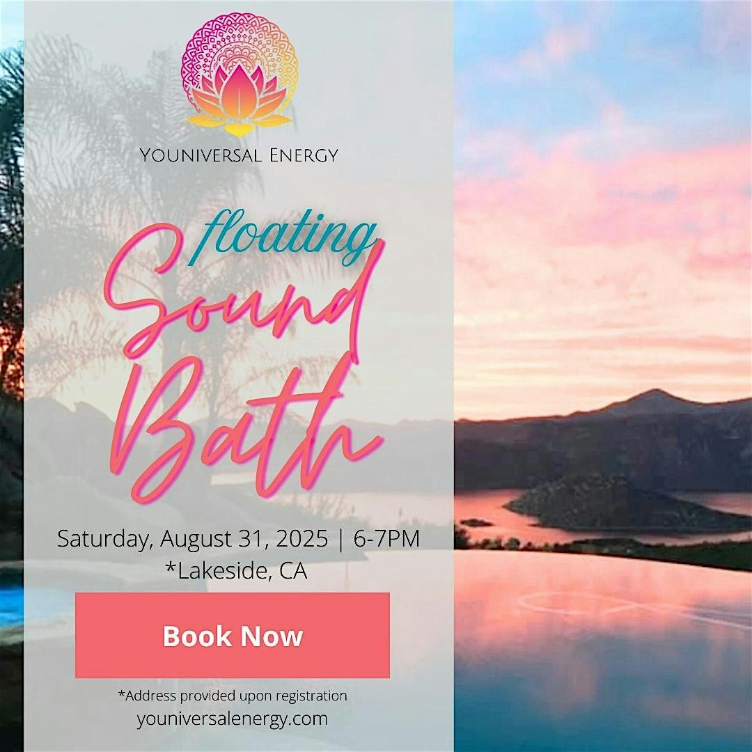 Skyline Serenity: Floating Sound Bath Overlooking Lake Vicente in San Diego, 31 August | Event in Lakeside
