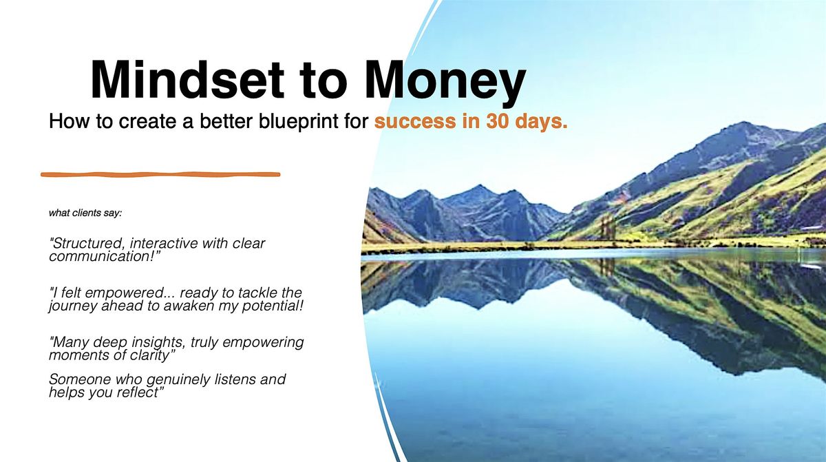 Mindset to Money - create a better blueprint for success in 30 days!, 5 December | Event in Queenstown | AllEvents