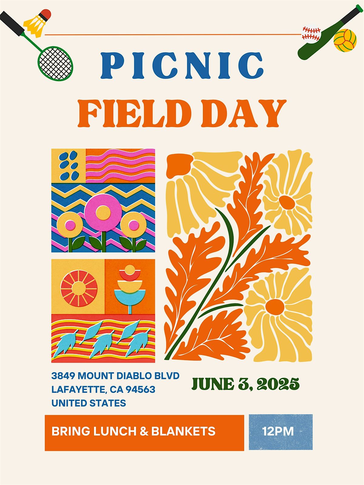 Picnic Field Day, 3 June | Event in Lafayette | AllEvents